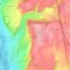 Montanay topographic map, elevation, terrain