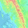 Ann Township topographic map, elevation, terrain
