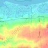Titchwell topographic map, elevation, terrain