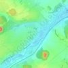 Marles-les-Mines topographic map, elevation, terrain