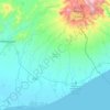 Distrito Antón topographic map, elevation, terrain