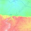 Muzarabani topographic map, elevation, terrain