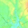 Xã Bình Minh topographic map, elevation, terrain