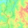 Sapataria topographic map, elevation, terrain
