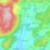 Poiares topographic map, elevation, terrain
