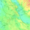 Stargard topographic map, elevation, terrain