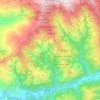 Dhankuta topographic map, elevation, terrain