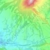 Ucar topographic map, elevation, terrain