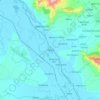 Awantipora topographic map, elevation, terrain