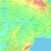 Ergene topographic map, elevation, terrain