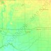 Acadia Parish topographic map, elevation, terrain