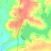 Brixworth topographic map, elevation, terrain