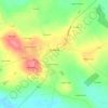Granard topographic map, elevation, terrain