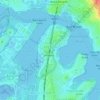 Rhodes topographic map, elevation, terrain