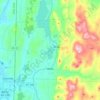 Wells topographic map, elevation, terrain