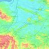 River Parrett topographic map, elevation, terrain