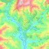 Khandbari topographic map, elevation, terrain