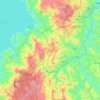 Karongi topographic map, elevation, terrain