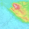 Thoulakhom District topographic map, elevation, terrain