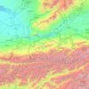 Sughd Region topographic map, elevation, terrain