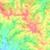 Saint-Christaud topographic map, elevation, terrain