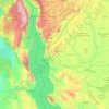 Kigoma Region topographic map, elevation, terrain