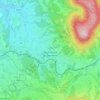 Kunčice pod Ondřejníkem topographic map, elevation, terrain