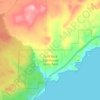 Split Rock Lighthouse State Park topographic map, elevation, terrain