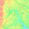 Sussex County topographic map, elevation, terrain