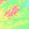 Belo Jardim topographic map, elevation, terrain