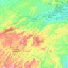 Pombos topographic map, elevation, terrain