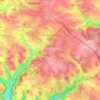 Jerzmanowice topographic map, elevation, terrain