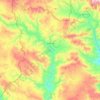 Kuluncak topographic map, elevation, terrain