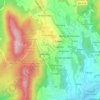 Codal topographic map, elevation, terrain