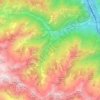 Pontboset topographic map, elevation, terrain