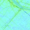 Xã Bình Long topographic map, elevation, terrain