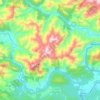 Devghat topographic map, elevation, terrain