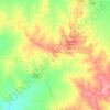 Mimosa topographic map, elevation, terrain