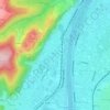 West topographic map, elevation, terrain