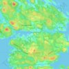 Gustavsberg topographic map, elevation, terrain