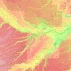 Coari topographic map, elevation, terrain