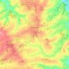 Beauquesne topographic map, elevation, terrain