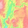 Villa Guerrero topographic map, elevation, terrain