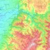 Montacute topographic map, elevation, terrain