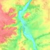 Jouhet topographic map, elevation, terrain