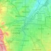 Denver County topographic map, elevation, terrain
