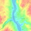 Randolph topographic map, elevation, terrain