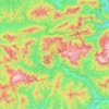 Naturpark Mürzer Oberland topographic map, elevation, terrain