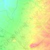 Koson District topographic map, elevation, terrain