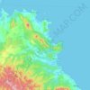 Sozopol topographic map, elevation, terrain
